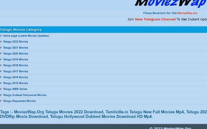 Moviezwap (2022) – Download Latest Tamil, Telugu And Bollywood Movies